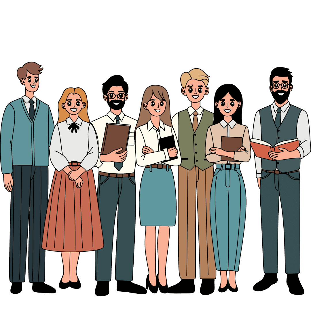 Students preparing for exams